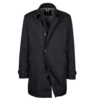 Manteau uni regular Darrell - Digel - Noir