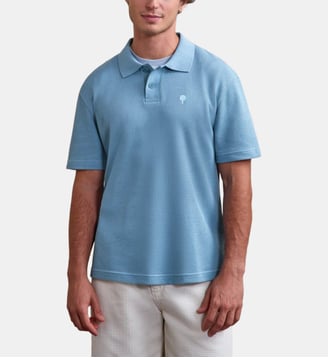 Polo MONTGE - Faguo - Bleu moyen
