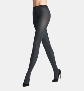 Collant Cotton Touch Coton (biologique) Transparent - Falke - Graphite