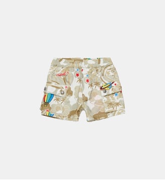 Short cargo avec logo - Diesel Kids - Sable