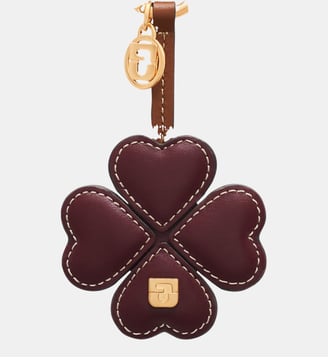 Charm en cuir – 4 FEUILLES GD - Gerard Darel - Bordeaux