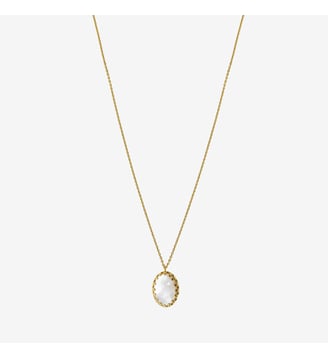 Collier doré nacre blanche petit modèle - DUBARRY Caroline Najman
