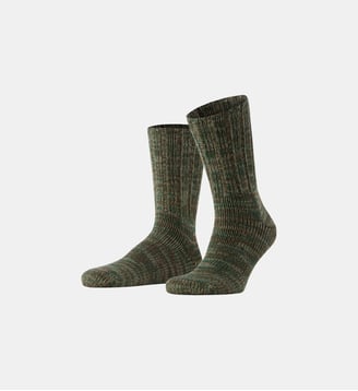 Chaussettes Pour Bottes Brooklyn Coton (biologique) - Falke - Marron