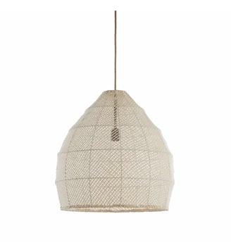 Suspension Makassar - Light & Living - Blanc