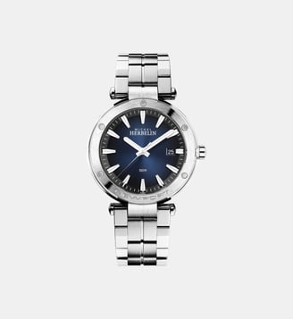Montre Newport Bleu foncé 12288B15 - Herbelin - Argenté