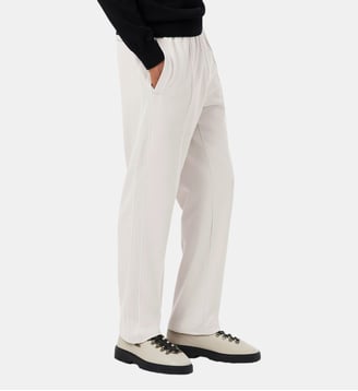 Pantalon de survêtement Piqué liserés - Lacoste - Gris