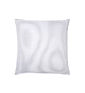Taie d'oreiller imprimée en viscose de bambou bleu, SILLAGE Essix