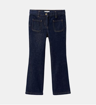 Pantalon flare  denim - Cyrillus - Bleu denim