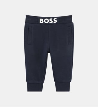 Pantalon de jogging molletonné - BOSS Kidswear - Bleu cargo