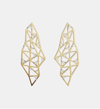 Boucles D'Oreilles Labyrinthe - APM Monaco - Jaune