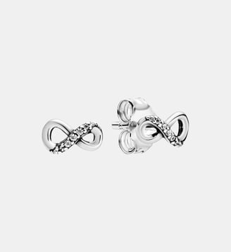 Clous d'Oreilles Infini Scintillants - Pandora - Argenté
