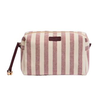 Trousse en Toile Rayée - Vanessa Bruno - Bordeaux
