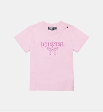 T-shirt avec logo - Diesel Kids - Pink