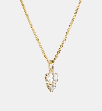 Chaîne zirconiums ovale et cœur - Thomas Sabo - Jaune doré et blanc