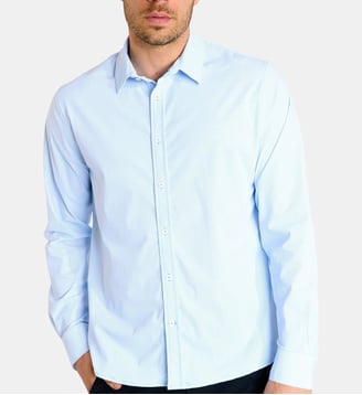 Chemise JEAN MURCIE - Cala 1789 - Bleu ciel