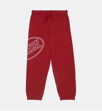 Pantalon en molleton avec logo Diesel Kids