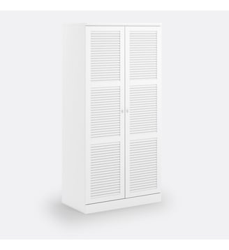 Armoire 2 portes, Mayor - So'Home - Blanc