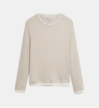 T-shirt à manches longues en trompe-l'œil - BERA Pablo