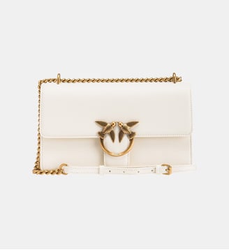 Classic love bag one simply - Pinko - Blanc et doré