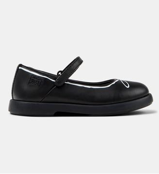 Ballerines Duet Twins cuir - Camper - Noir foncé