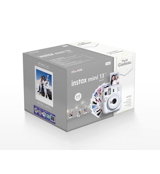 Appareil photo Instantané PACK NOEL 2026 INSTAX MINI 13 BLANC Fujifilm