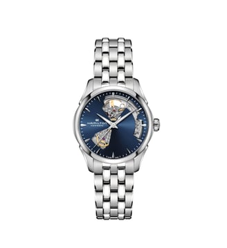 Montre automatique Jazzmaster Bleu H32215141 - Hamilton - Argenté