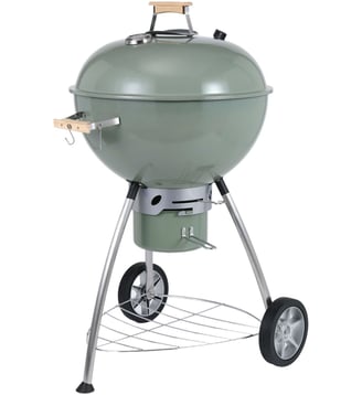 Barbecue charbon EBCK1 vert sur pieds  55 cm - Essentiel B - Vert