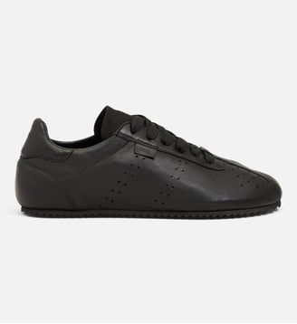 Baskets Soft Basses En Cuir Lisse unisexes - AMI Paris - Noir