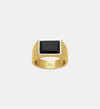 Bague Robin en Acier 316L - Phebus - Jaune