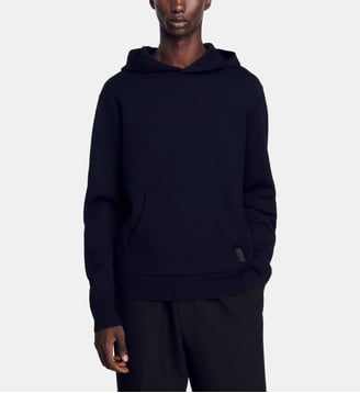 Hoodie à capuche - Sandro - Bleu marine