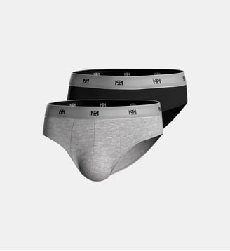 Pack de 2 slips en Lyocell - Impetus - Gris