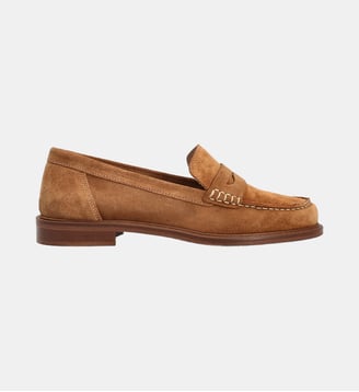 Mocassin elsa - cuir velours - Colisée Paris - Camel
