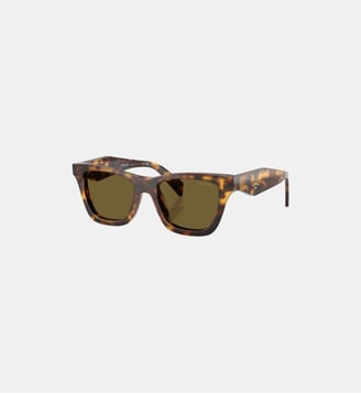 Lunettes de soleil Papillon PR C07S - Prada - Havane