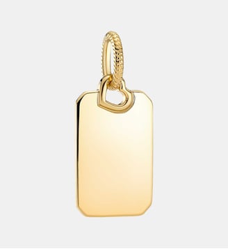 Pendentif Plaque Rectangulaire Gravable - Pandora - Doré