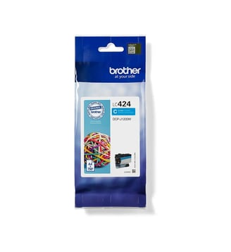 Cartouche d'encre Cyan LC424 - Brother - Bleu
