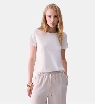 T-shirt avec logo - Liu Jo - Blanc et liujo rond