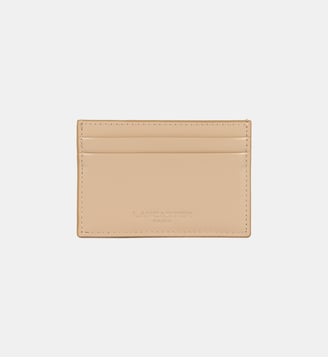Porte-cartes Paris PM en cuir - Lancaster - Beige foncé