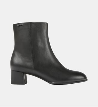 Bottines Katie cuir - Camper - Noir