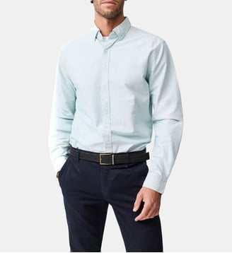 Chemise manches longues Cambridge - Rodd & Gunn - Fougère