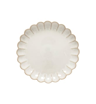 Assiette à Dîner Marrakesh - Costa Nova - Sable et blanc