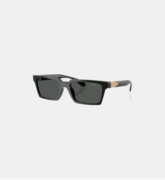 Lunettes de soleil Rectangulaire VE4490U - Versace - Noir