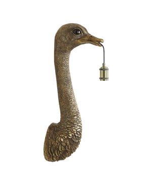 Applique Ostrich - Light & Living - Bronze antique