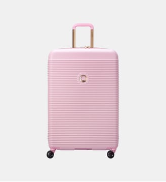 Valise rigide 4R 76 cm - Delsey Paris - Rose