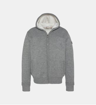Gilet Fact avec capuche - Schott - Gris chine