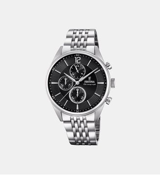 Montre Timeless Noir F20285/4 - Festina - Argenté