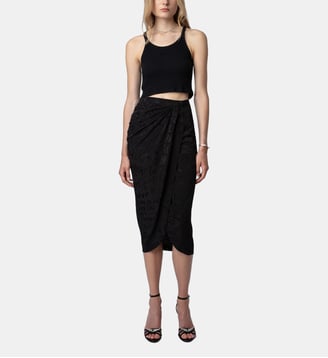 Jupe Jamelia 100% Soie - Zadig&Voltaire - Noir