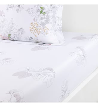 Drap housse en satin Yves Delorme