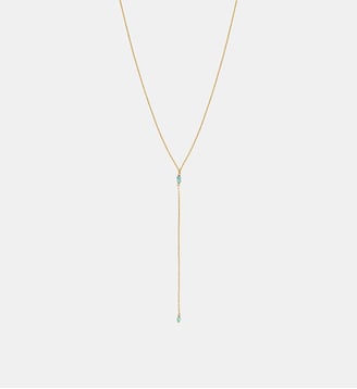 Collier cravate longue venus amazonite Caroline Najman