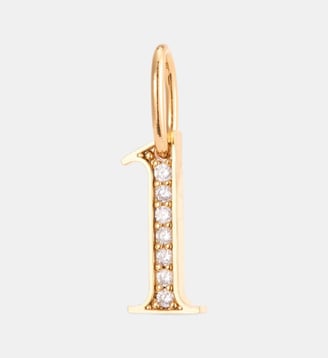 Pendentif Chiffre 1, Ténacité et Courage - Les Néréides - Doré