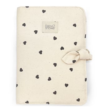 Protège carnet de santé Knot - Babyshower - Écru